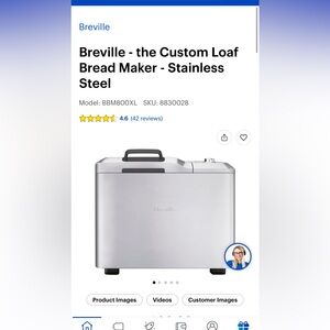 Bread Maker- Breville - new in original box never opened